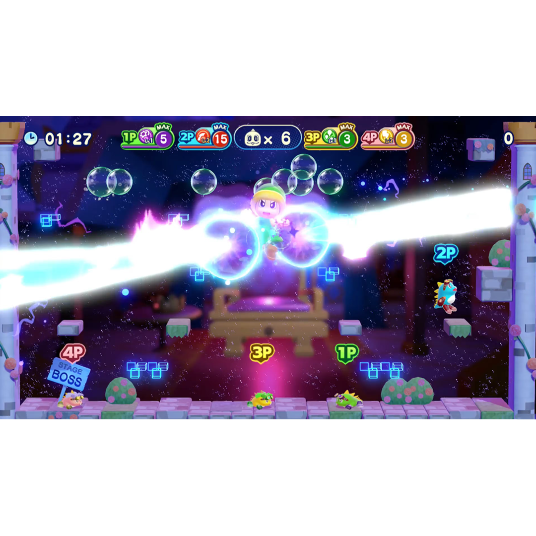 01:27  
1P MAX 5  
2P MAX 15  
3P MAX 3  
4P MAX 3  
4P STAGE BOSS  
1P