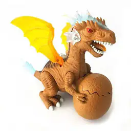 Dinosaur Toys for Kids 3-5, Primal Hatch Dinosaur Egg, Walking Dinosaur With Wings Toy With Lights And Sound