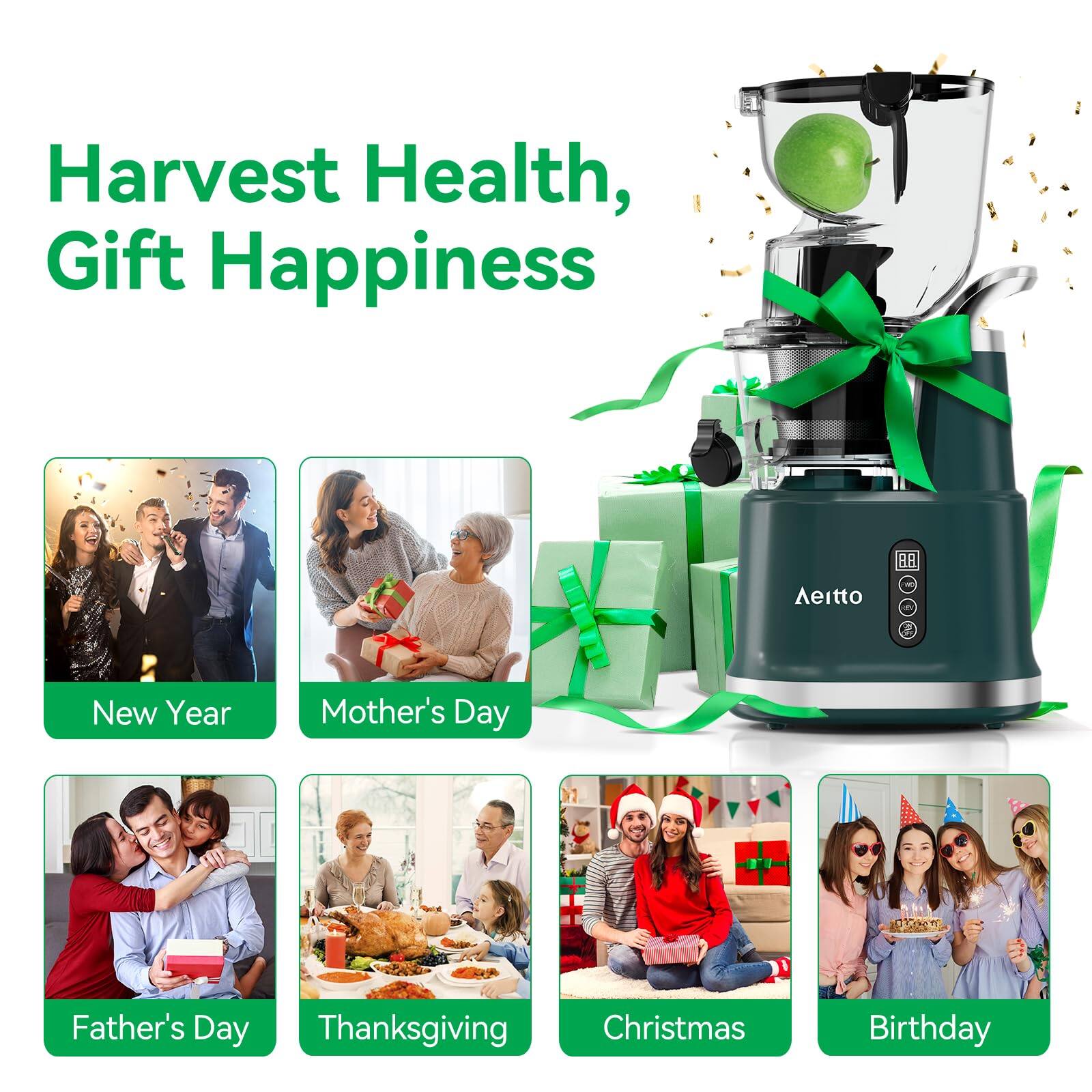 Harvest Health, Gift Happiness

- New Year
- Mother's Day
- Father's Day
- Thanksgiving
- Christmas
- Birthday