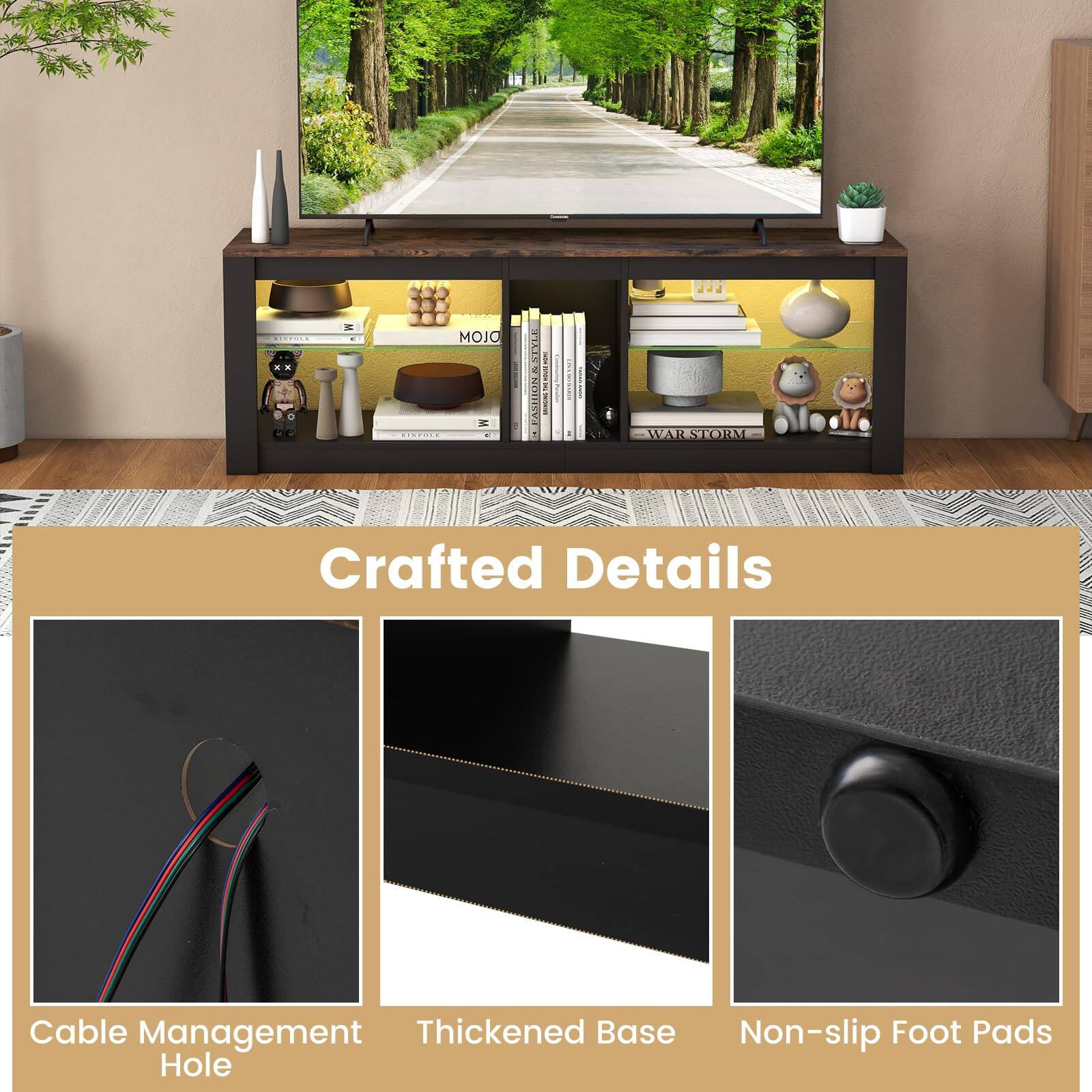 MOJO . AOUEALA WAR STORM

Crafted Details

Cable Management Hole

Thickened Base

Non-slip Foot Pads