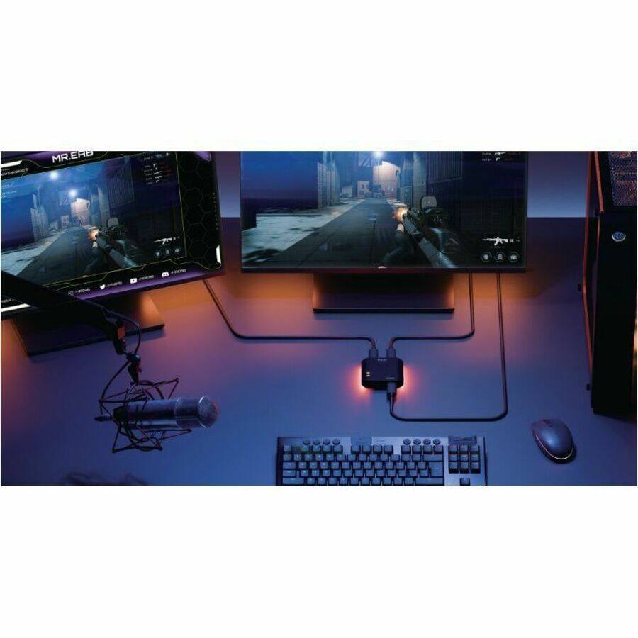 Alt View 2. Aten Technology - 2-Port True 4K HDMI Splitter - Black.