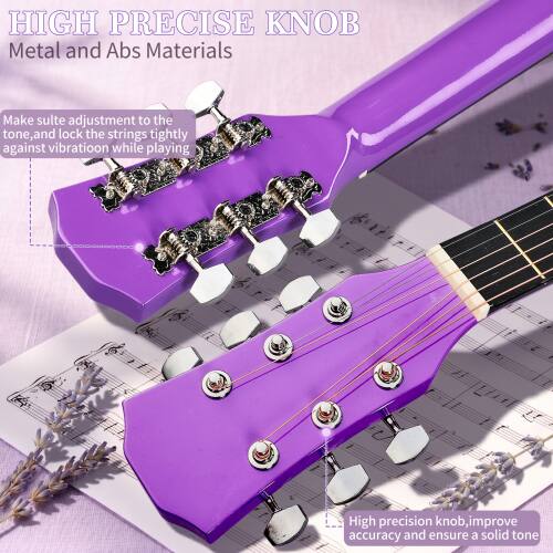 HIGH PRECISE KNOB  
Metal and Abs Materials  

Make suitable adjustment to the tone, and lock the strings tightly against vibration while playing  

High precision knob, improve accuracy and ensure a solid tone