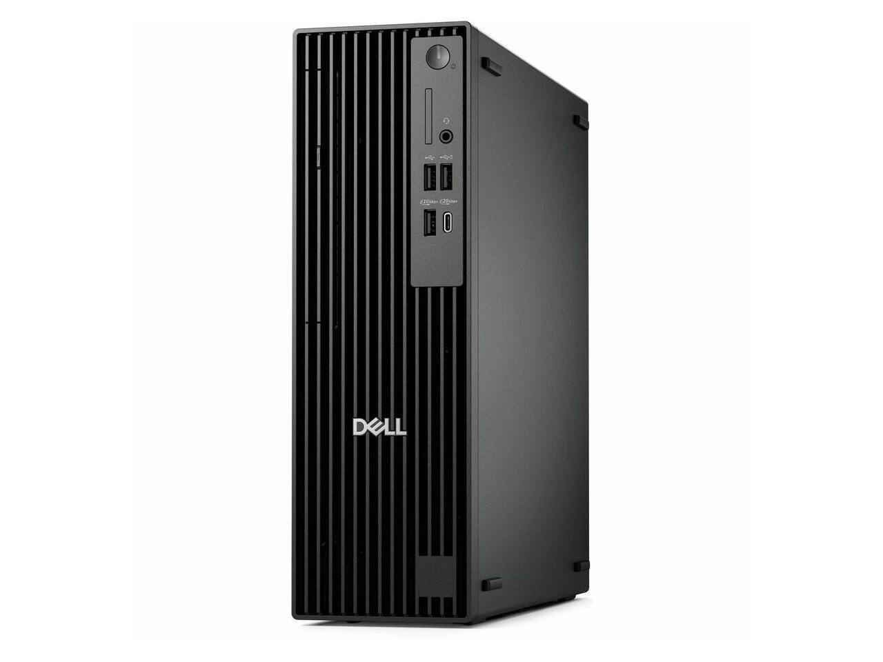 Front. Dell - Dell Pro Slim Plus QBS1250 - Intel Core Ultra 7 265, 16 GB, 512 GB SSD, Windows 11 Pro - Black.