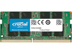 Crucial by Micron
Removal will void warranty
DDR4 SODIMM
Product Origin
CE
20