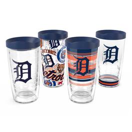 Tervis - Detroit Tigers Four-Pack 16oz. Classic Tumbler Set - Multicolor