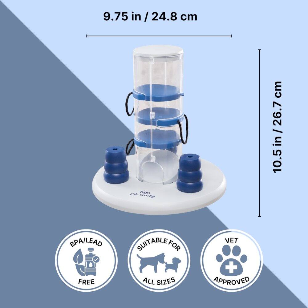 9.75 in / 24.8 cm  
10.5 in / 26.7 cm  

BPA/LEAD FREE  
SUITABLE FOR ALL SIZES  
VET APPROVED