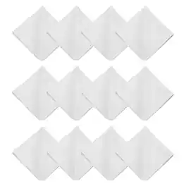 Unique Bargains - 12pcs Microfiber Cleaning Cloth 12x12 inch for Glasses Screens Phones Lenses - Gray
