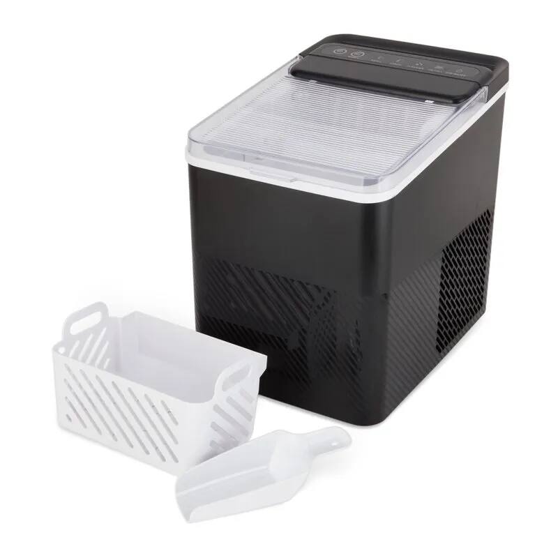 Alt View 2. Forest'nSky - Countertop Ice Maker - 26 lb/24H, 2-Size Bullet Ice, Self-Clean, Removable Tray & Scoop, Black - Black.