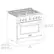 36" - 37 1/2" (914 mm - 953 mm)
Depth Without Handle: 27 3/4" (705 mm)
Depth Including Handle: 29 1/4" (743 mm)
36" (914 mm)