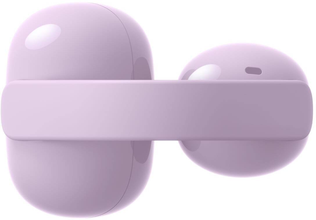 Angle. Sony - LinkBuds Clip Truly Wireless Open Earbuds - Lavender.