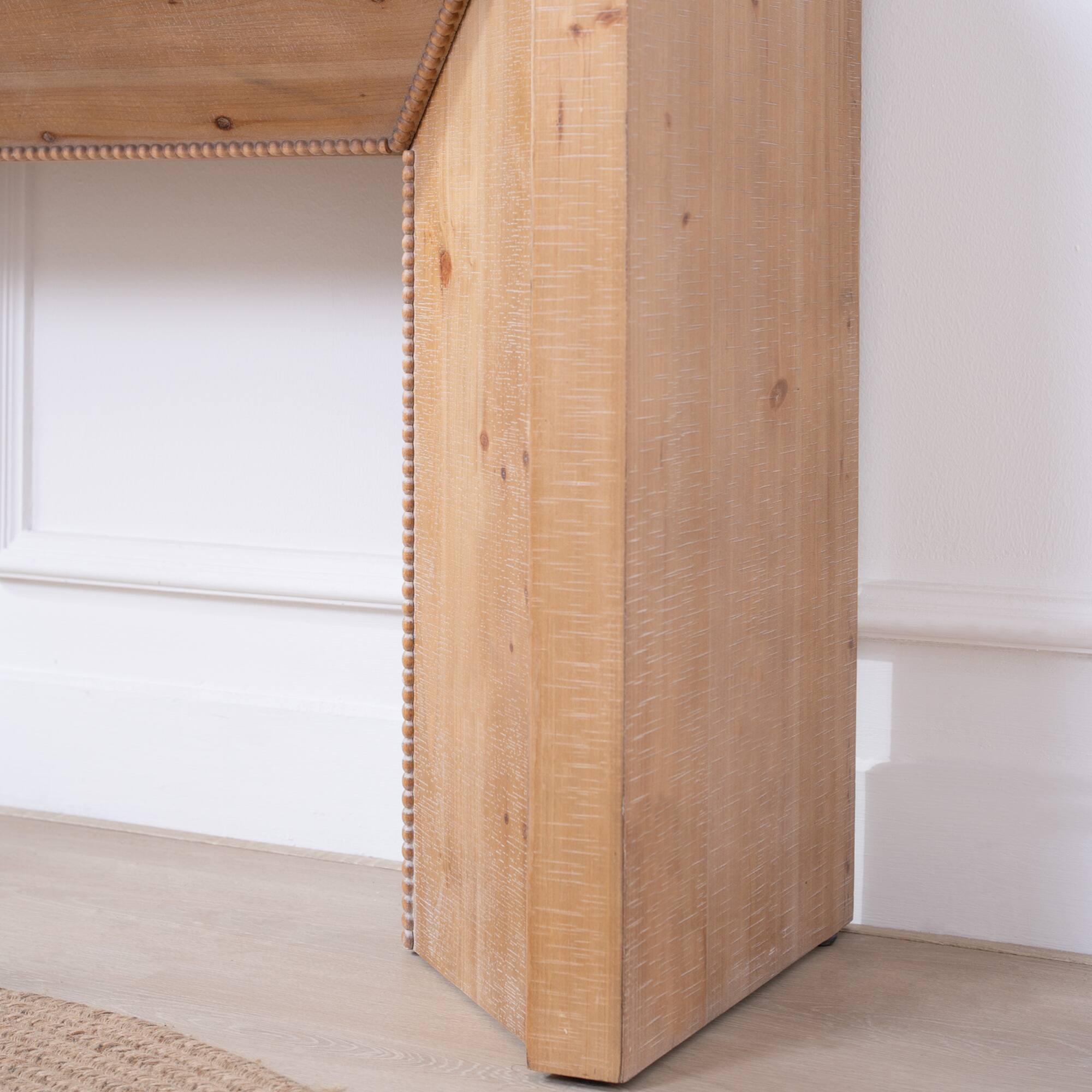 Alt View 5. GOODSILO - Modern Rustic Entryway Console Table with Sleek Design and Durable Engineered Wood Construction - Antique Natural.