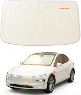 WOLFBOX - Thickened Windshield Shade Tesla Model Y Model 3 56'L*37''W