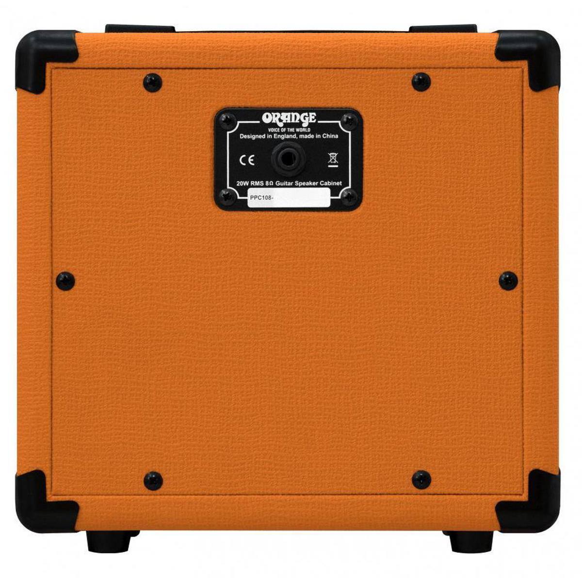 ORANGE  
VOICE OF THE WORLD  
Designed in England, made in China  
CE  
20W RMS 8Ω Guitar Speaker Cabinet  
PPC108
