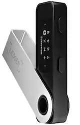 Ledger - Nano S Plus Crypto Hardware Wallet - Matte Black - Front_Zoom