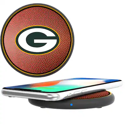 Front. Keyscaper - Green Bay Packers Wireless Cell Phone Charger - Multicolor.
