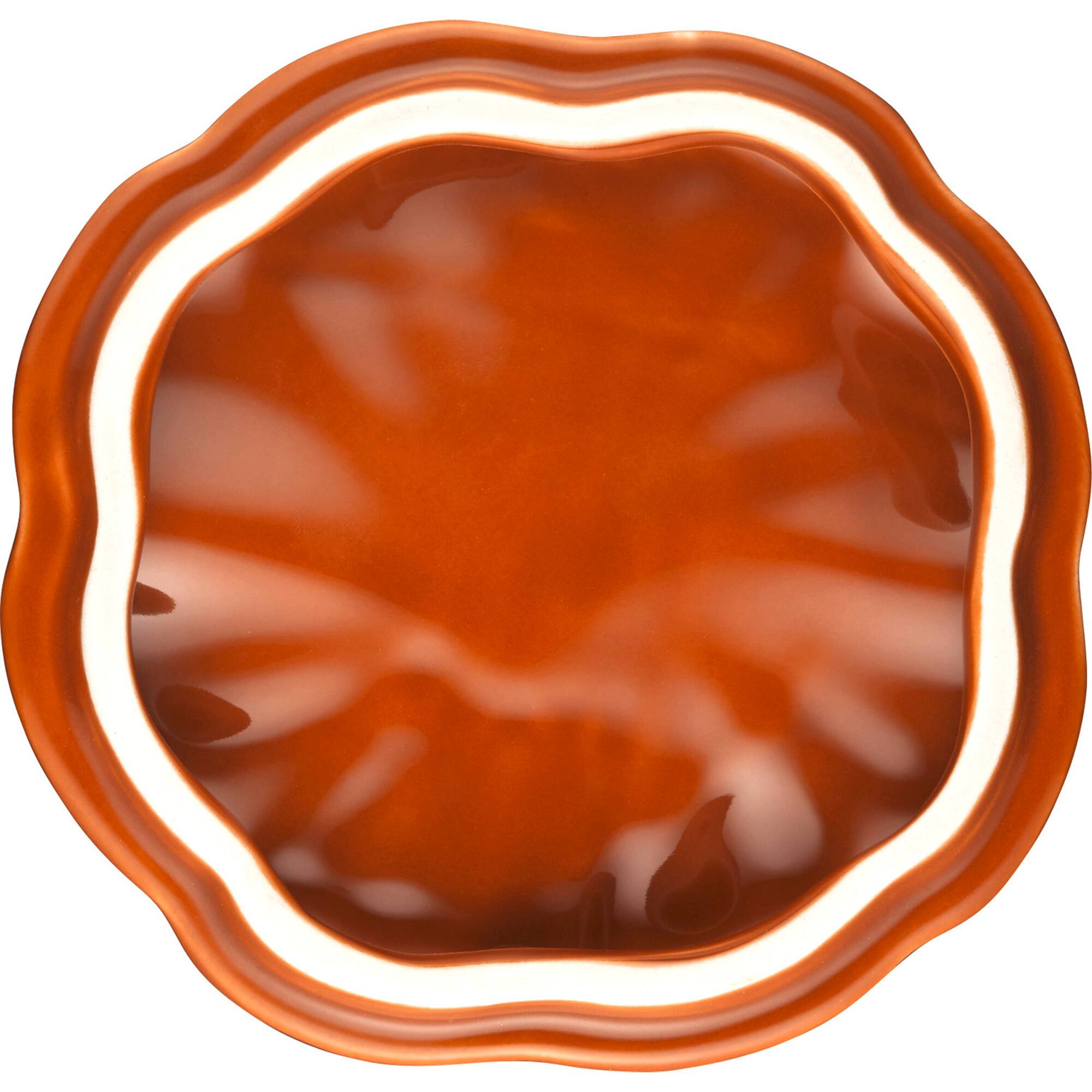 Staub Stoneware Pumpkin, Petite Dutch Oven - Thumbnail 4