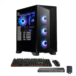 MSI - Upgraded - Aegis ZS2 Gaming Desktop,NVIDIA GeForce RTX 5070,24GB DDR5,1TB SSD+1TB Dock Set,AMD Ryzen 9 9900X,Win 11 Pro - Black