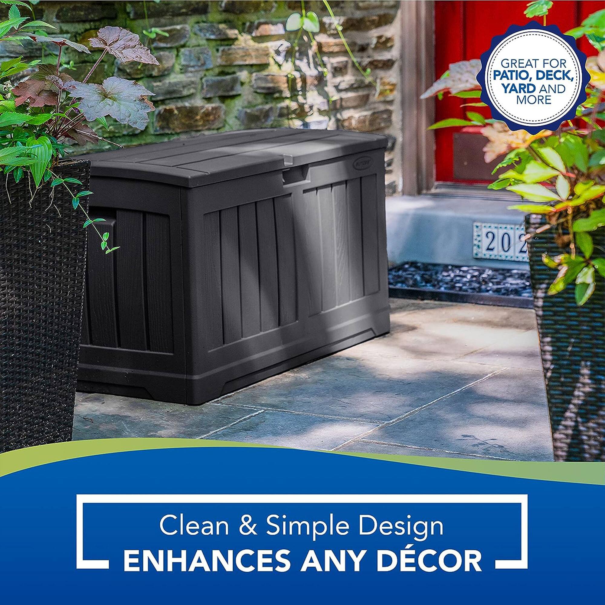 GREAT FOR PATIO, DECK, YARD AND MORE

Clean & Simple Design ENHANCES ANY DÉCOR