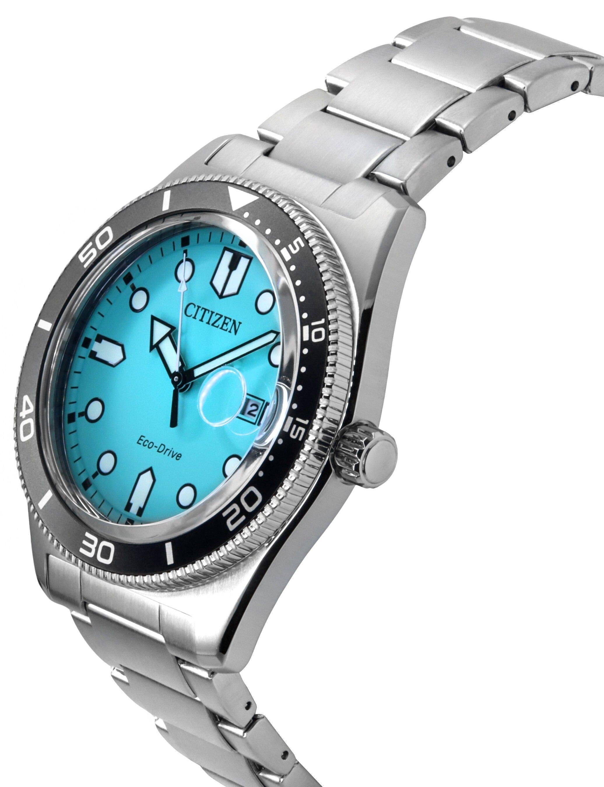 Citizen Marine Eco Drive AW1760 81W Mens Watch Stainless Steel