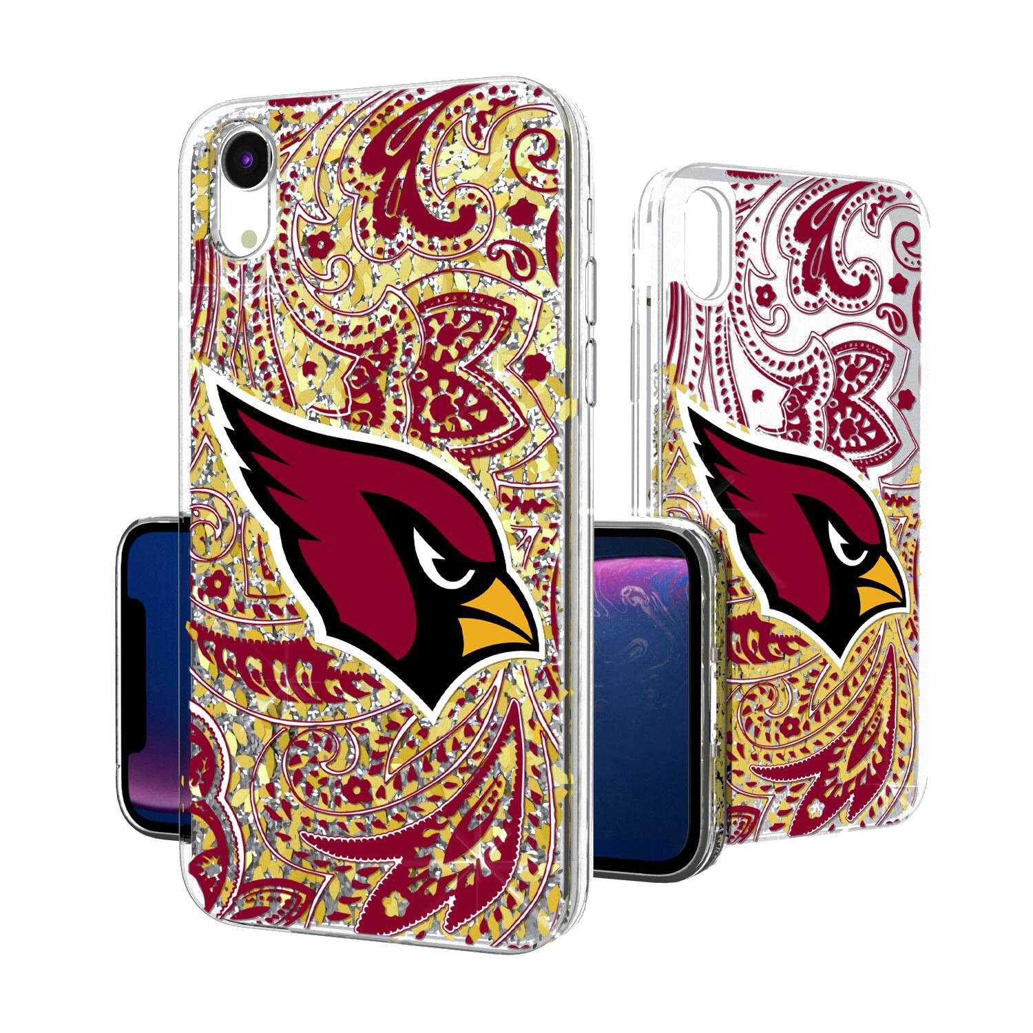Keyscaper - NFL - Arizona Cardinals iPhone Paisley Design Glitter Case - 15 - Multicolor price history on PriceWatchPro