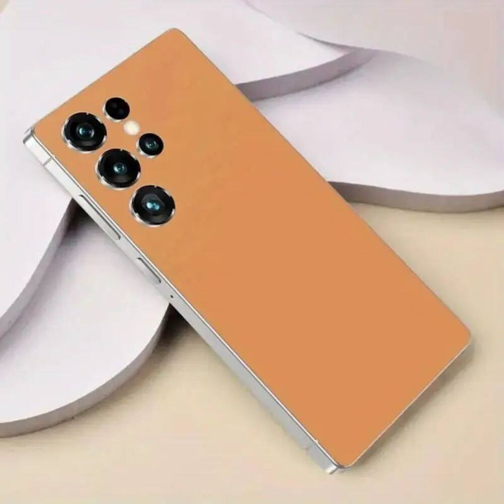 Angle. Loheer - Loheer Unlocked Smartphone 5G Ultra Dual SIM 8+256GB Built in Pen 6.8 Inch HD+ Display 6000mAh Battery Orange - Orange unlocked smartphone.