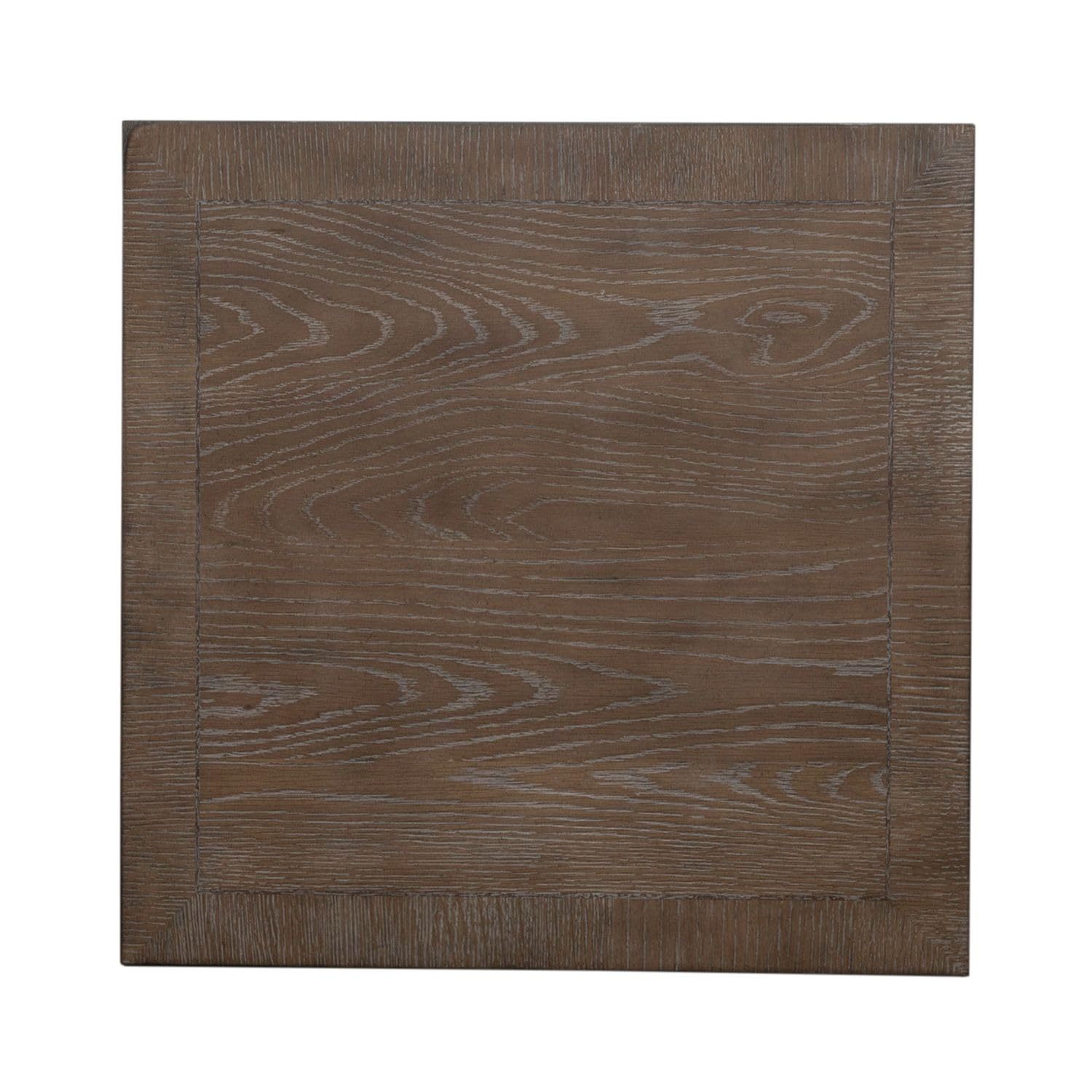 Alt View 4. Liberty Furniture Industries - Corner Filler Table European Traditional - Antique White & Weathered Bark - Antique White & Weathered Bark.