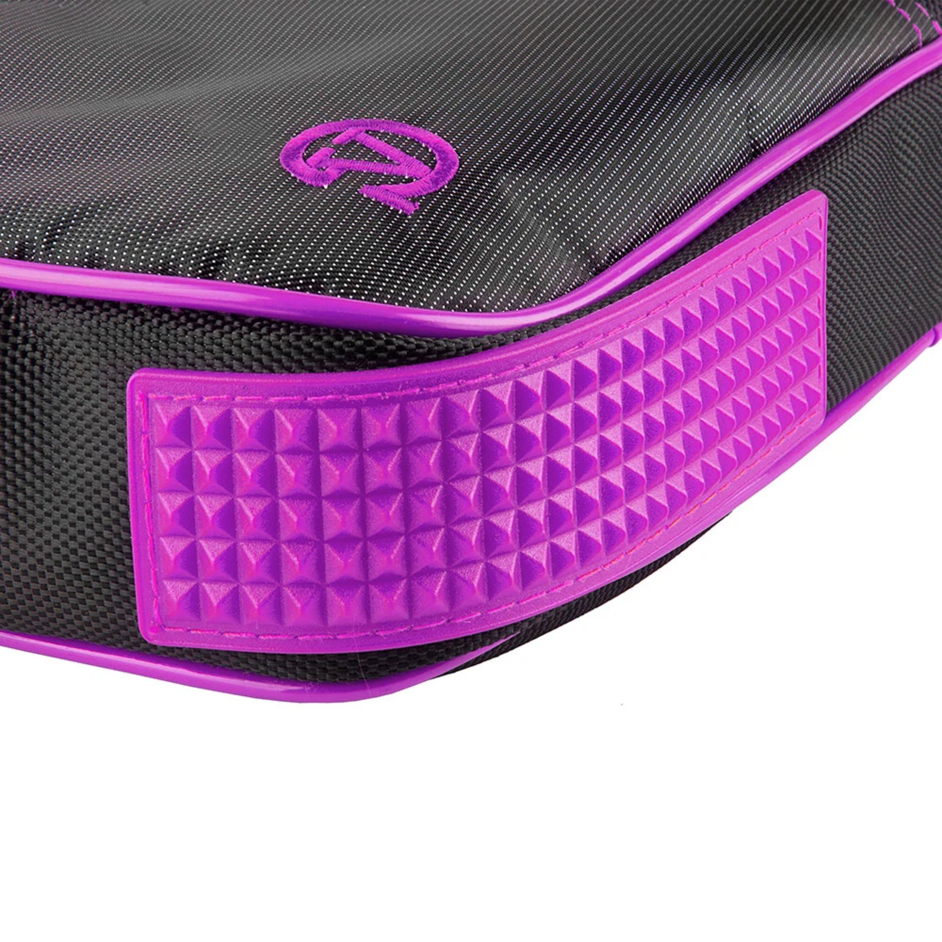 Alt View 4. Kitcheniva - Sleeve Case Messenger Bag For 14" Laptop - Black/Purple.