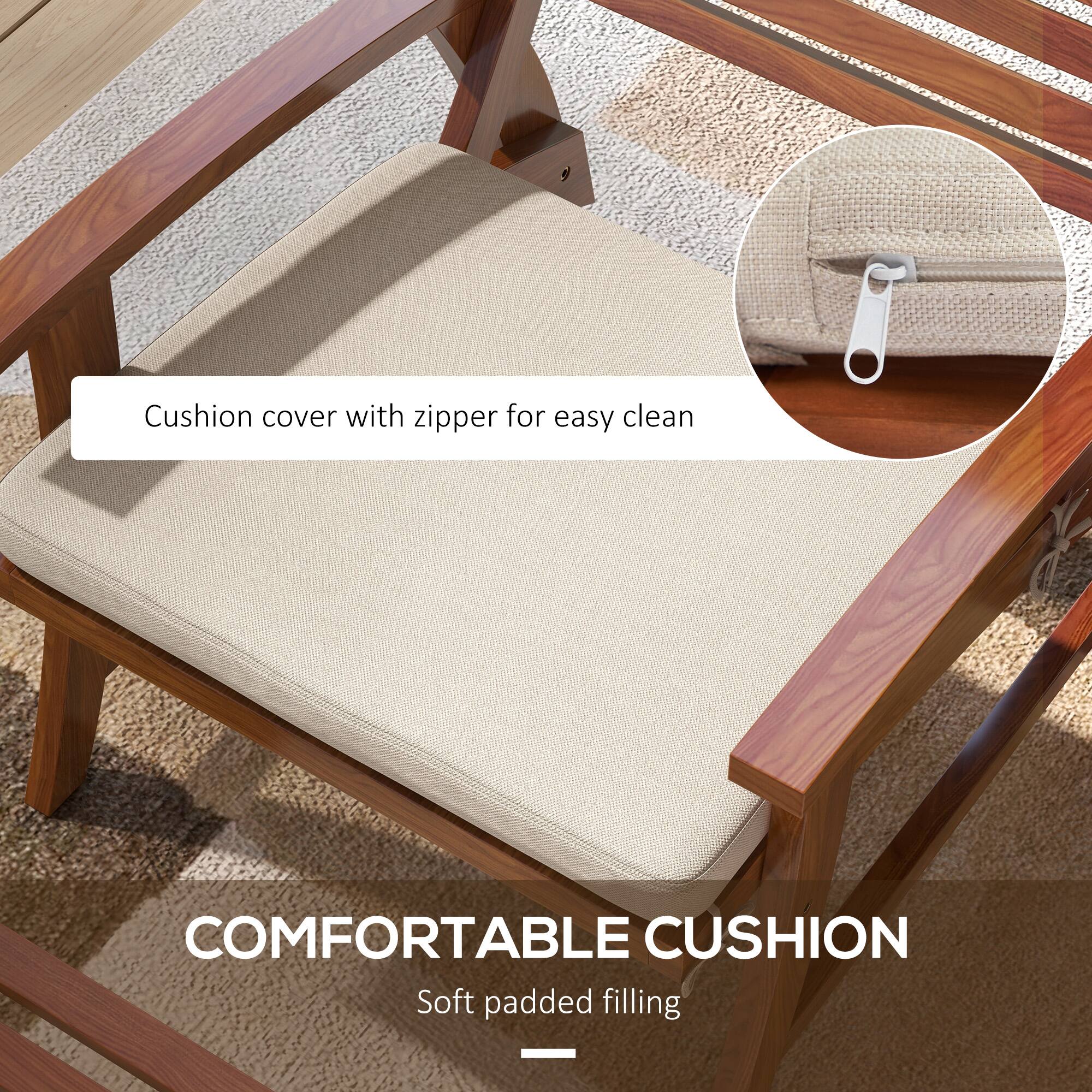 COMFORTABLE CUSHION
Cushion cover with zipper for easy clean
Soft padded filling