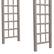 Alt View 7. Dura-Trel - Dura-Trel Elmwood Arbor 57" x 84" PVC Outdoor Garden Arch Lattice Trellis, Mocha - Mocha.