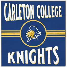 Jardine - Carleton Knights 10" x 10" Retro Team Sign - Navy