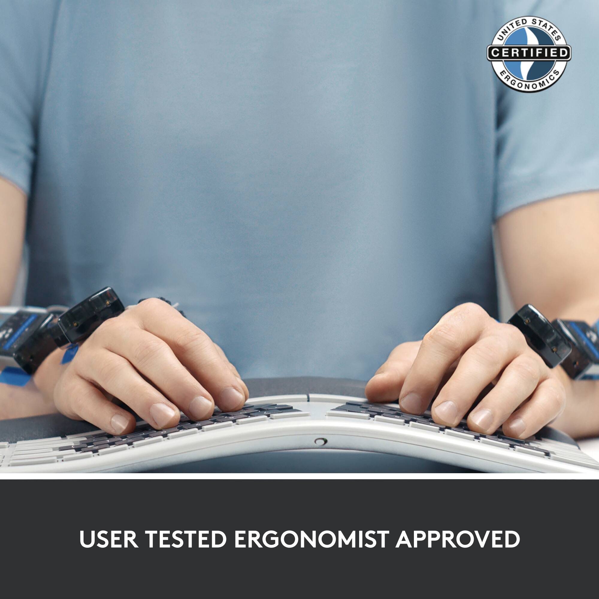 UNITED STATES CERTIFIED ERGONOMICS  
USER TESTED ERGONOMIST APPROVED