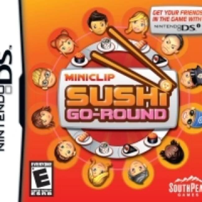 DS. NIN DANDININ CET YOUR FRIENDS IN THE GAME WITH ENDO DS MINICLIP SUSHI GO-ROUND FVERTEN E SOUTHPE ZERE GAMES