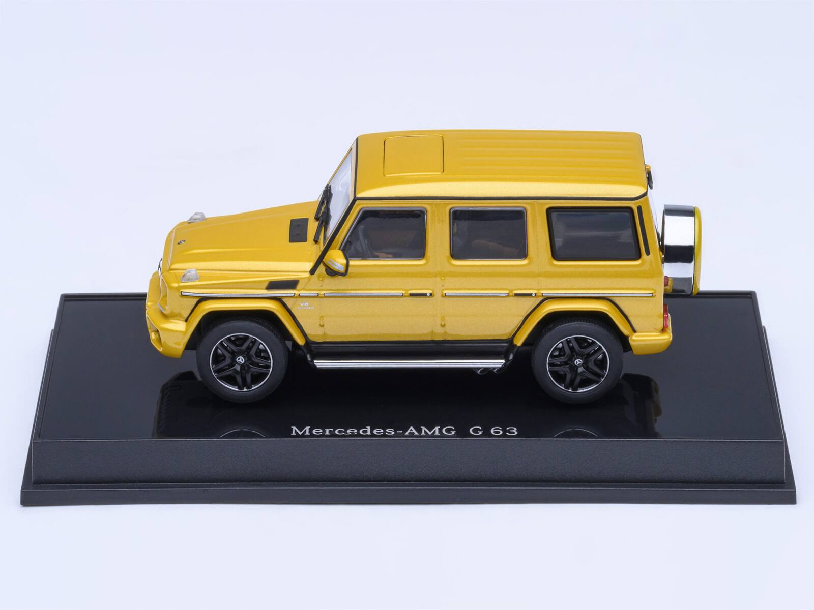 Alt View 5. Autoart - 2017 Mercedes-Benz AMG G 63 Solar Beam Yellow 1/64 Model Car by Autoart.