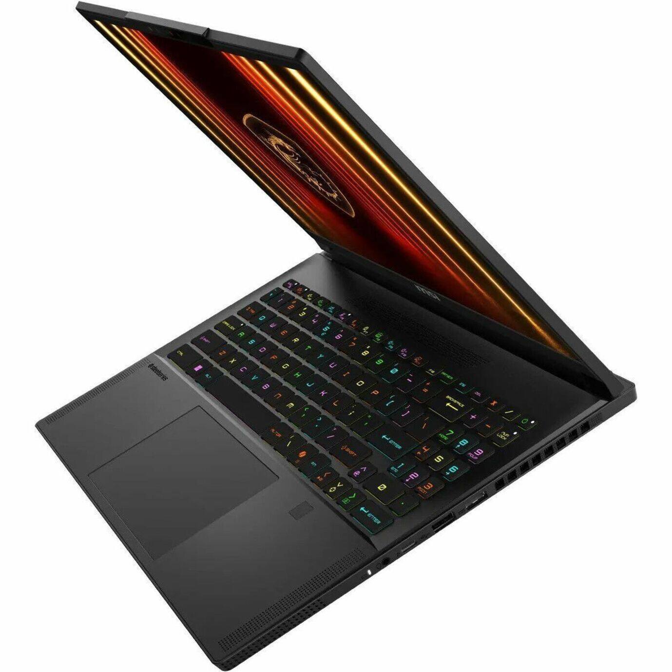 Alt View 25. MSI - Stealth A16 AI+ 16" 240 Hz Gaming Laptop QHD+ - AMD Ryzen AI 9 HX 370 with 32GB Memory - GeForce RTX 5080 - 2TB SSD - Core Black, Black.