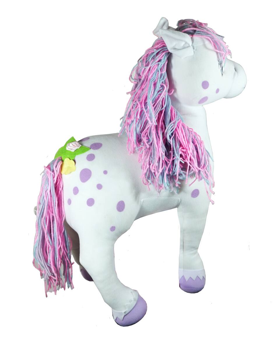 Alt View 2. Hasbro - Strawberry Shortcake 23" Milk Shake Stuffed Animal Plush Pony - Multi.