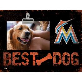 Fan Creations - Miami Marlins 10.5" x 8" Best Dog Clip Photo Frame - Multicolor