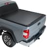 Front. VEVOR - Soft Roll-Up Truck Bed Tonneau Cover, Compatible with 2014-2018 Chevy Silverado/GMC Sierra 1500 (2019 LD/Limited) - Black.