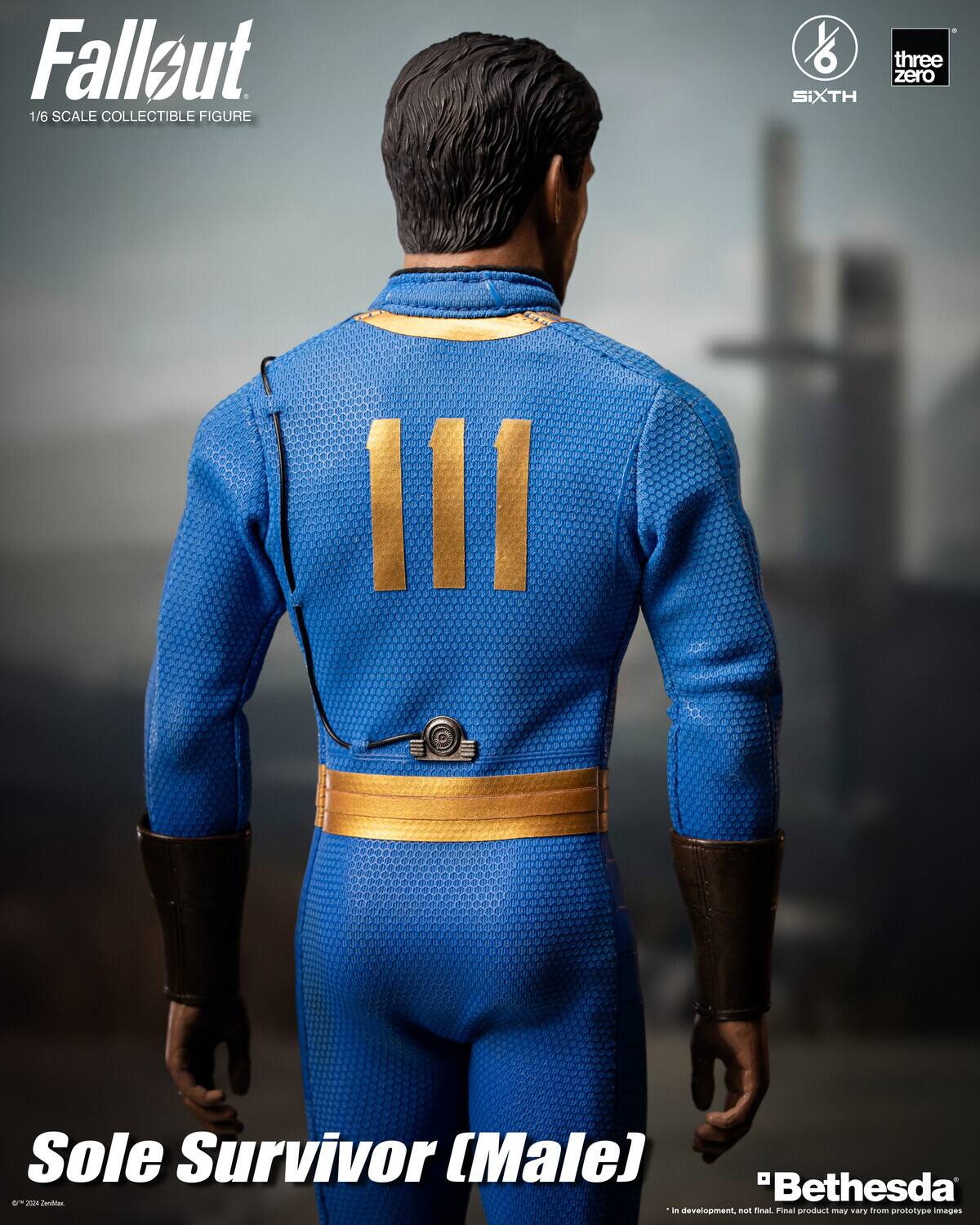 Falleut 1/6 SCALE COLLECTIBLE FIGURE SIXTH three zero III Sole Survivor (Male) "Bethesda - In development, not final. Final product may vary from prototype images
