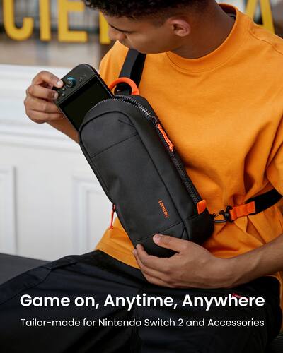 tomtoc Sling Crossbody Bag for Nintendo Switch 2 Model 2025
