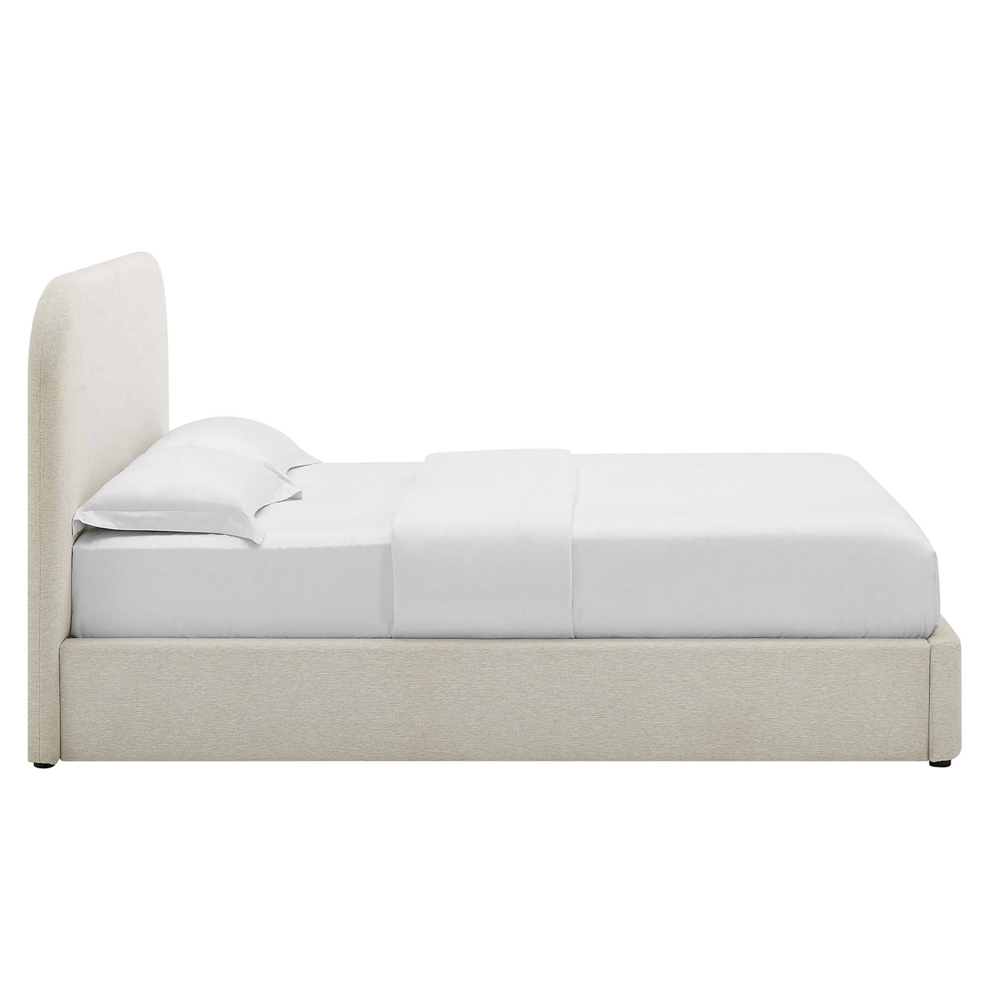 Alt View 2. Modway - Novi Performance Velvet King Bed - Red.