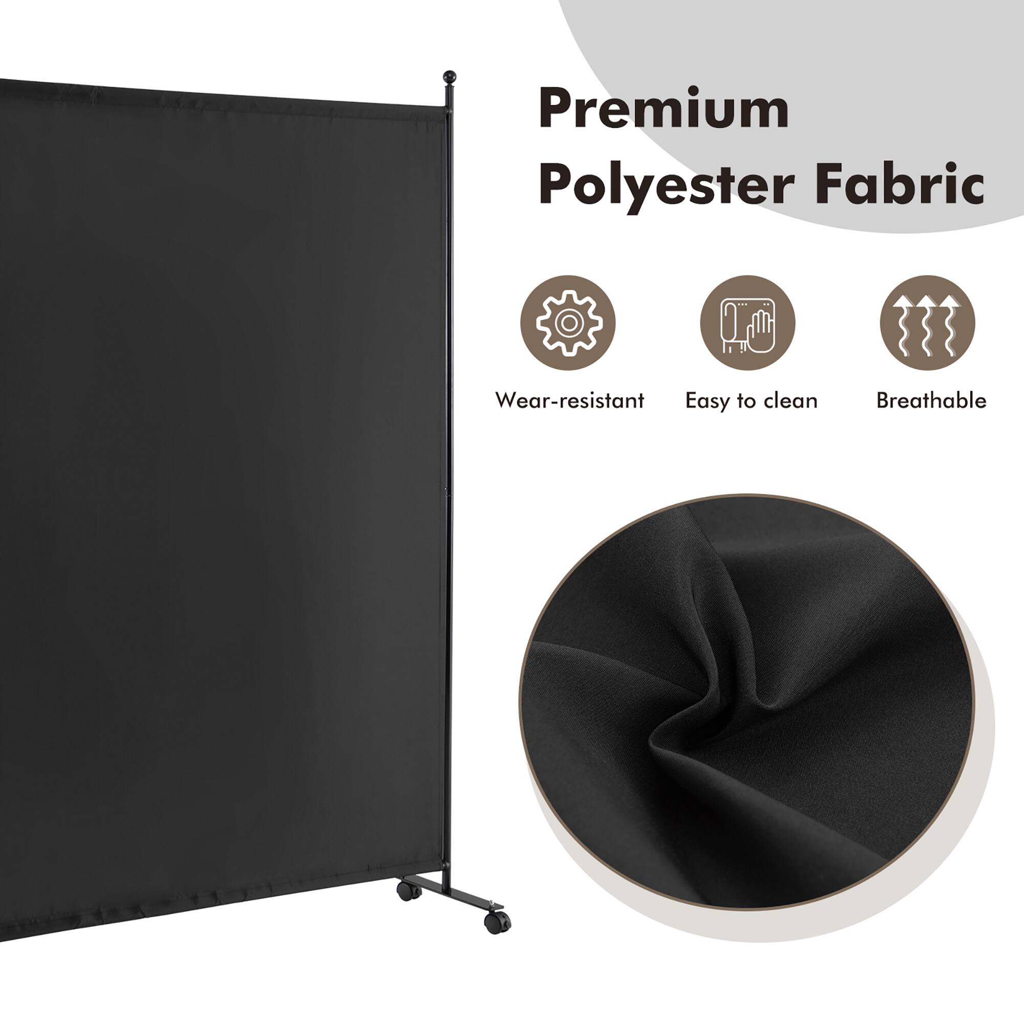 Premium Polyester Fabric

- Wear-resistant
- Easy to clean
- Breathable
