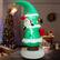 Alt View 3. Costway - 8FT Inflatable Christmas Tree with Santa Claus, Blowup Holiday Decoration - Multicolor.