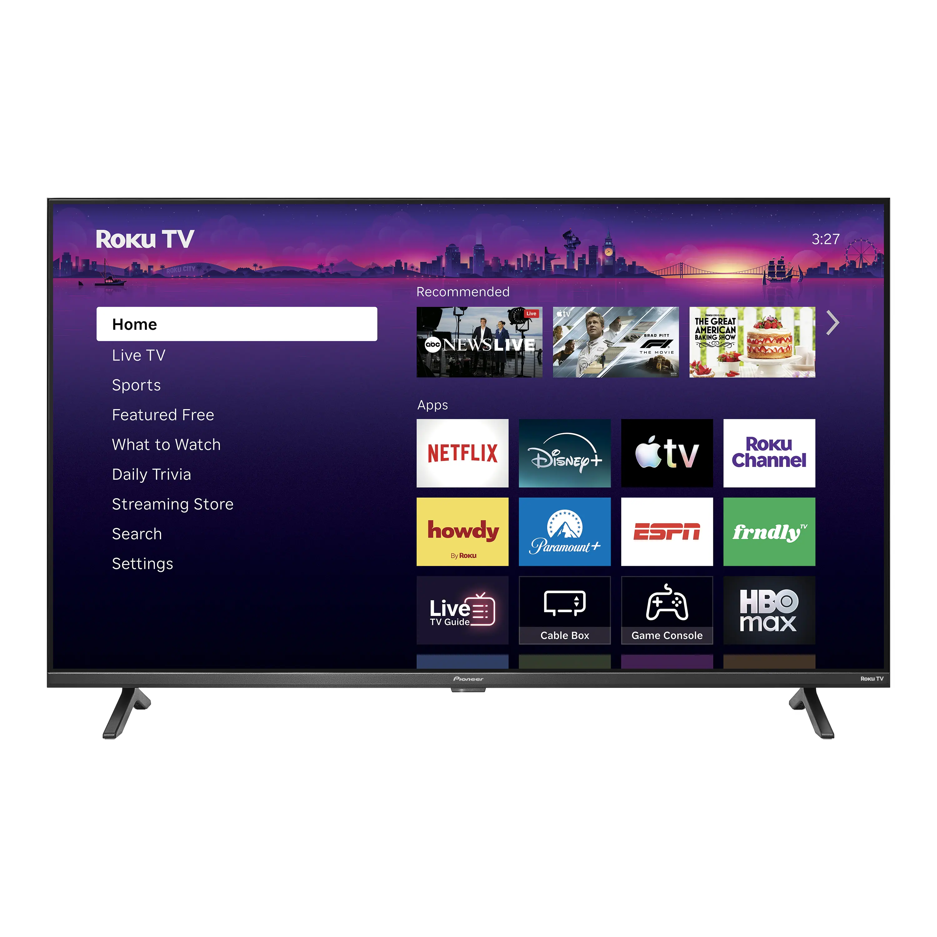 Pioneer - 50" Class LED 4K UHD Smart Roku TV