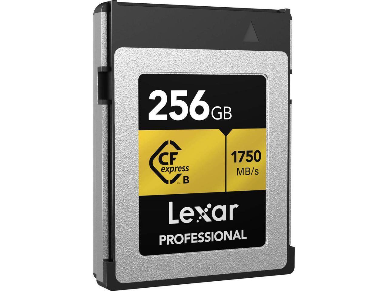 256 GB CF Express B  
1750 MB/s  
Lexar Professional