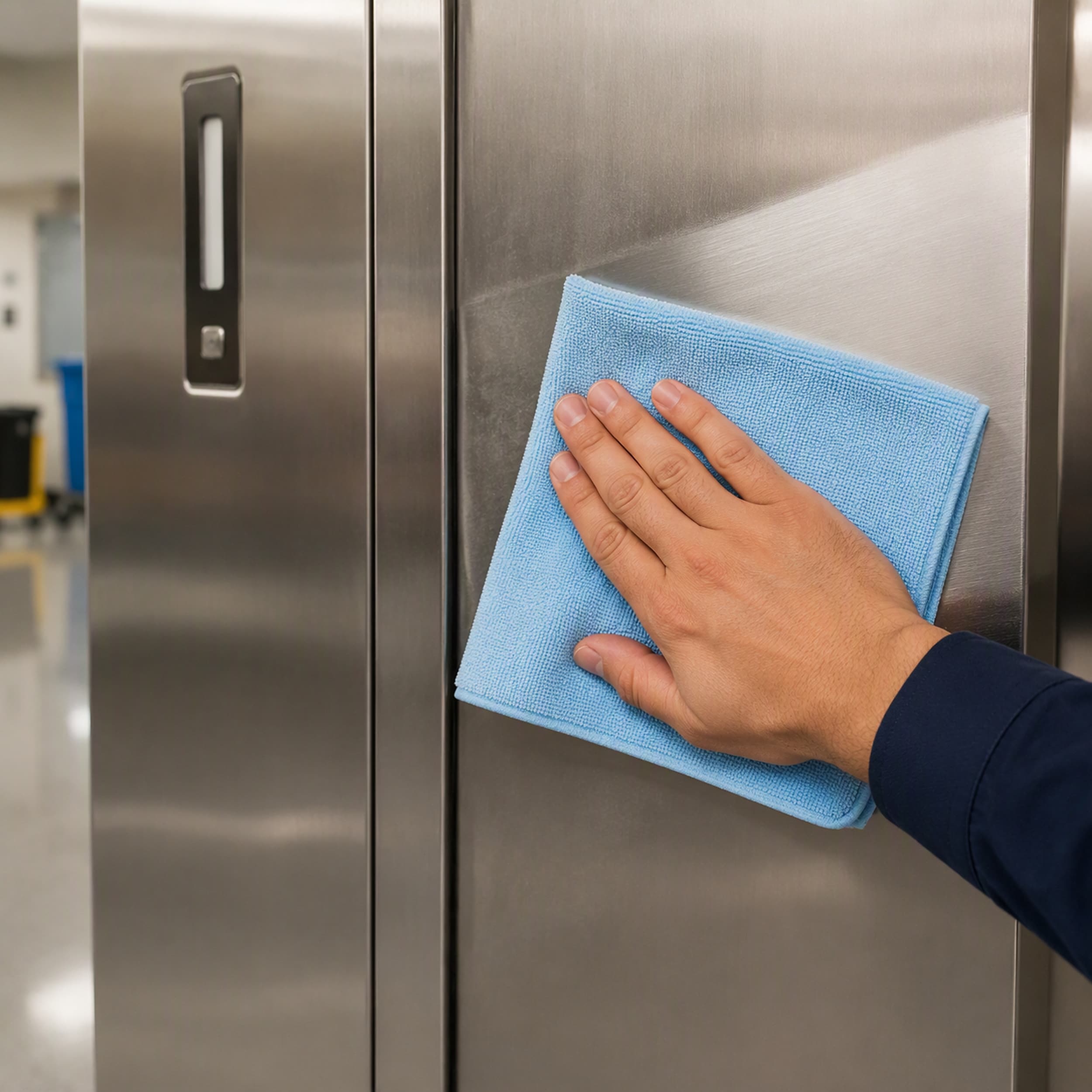 Alt View 10. Coastwide Professional - Microfiber Cloths, 16" x 16", 12/Pack - Blue.