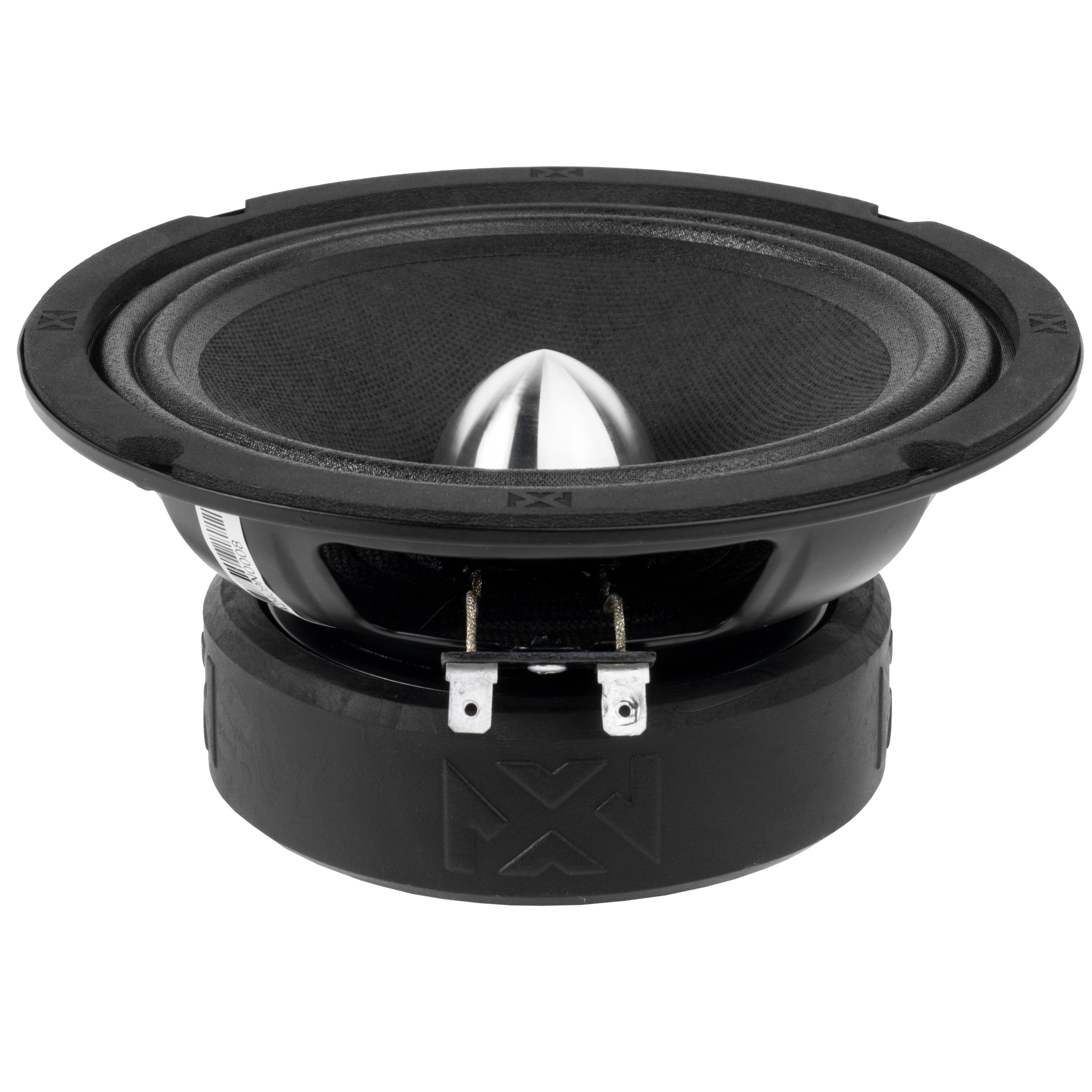 Left. NVX - VPRO65BM (Sold Individually) 200W RMS 6.5in V-Series Pro Midrange Loudspeaker with Bullet Aluminum Phase Plug.