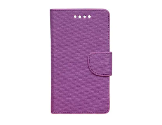 Front. Samsung - Samsung Galaxy J1 mini–Flip Cover I Color: Purple - Purple.