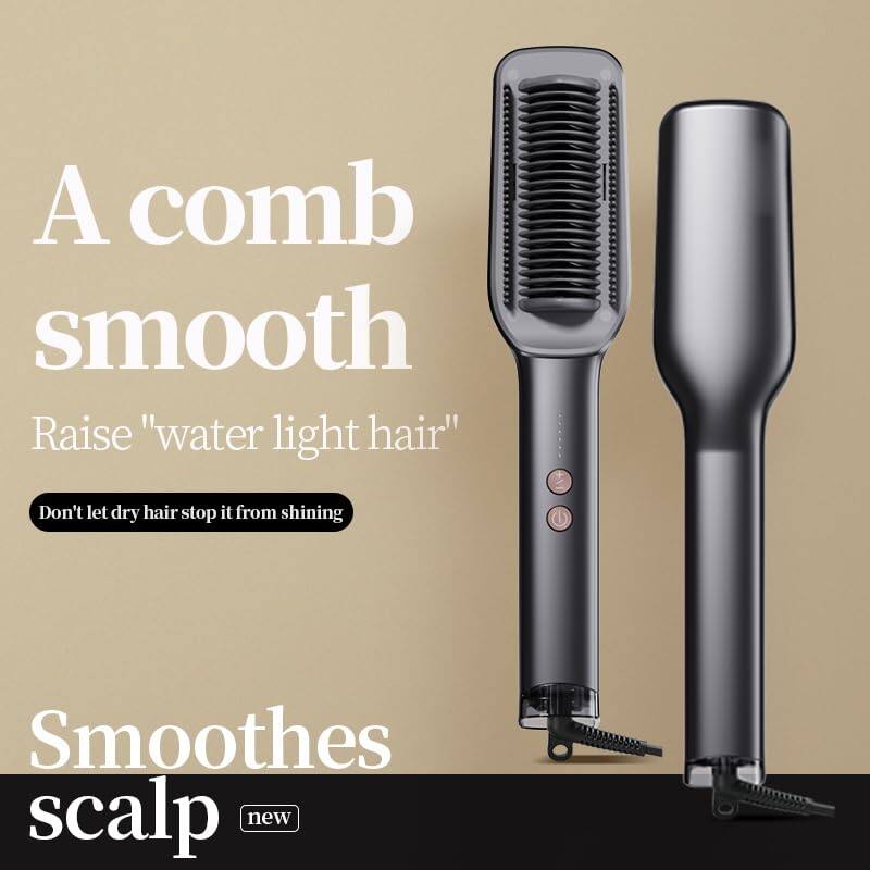 A comb smooth  
Raise "water light hair"  
Don't let dry hair stop it from shining  

Smoothes scalp  
new