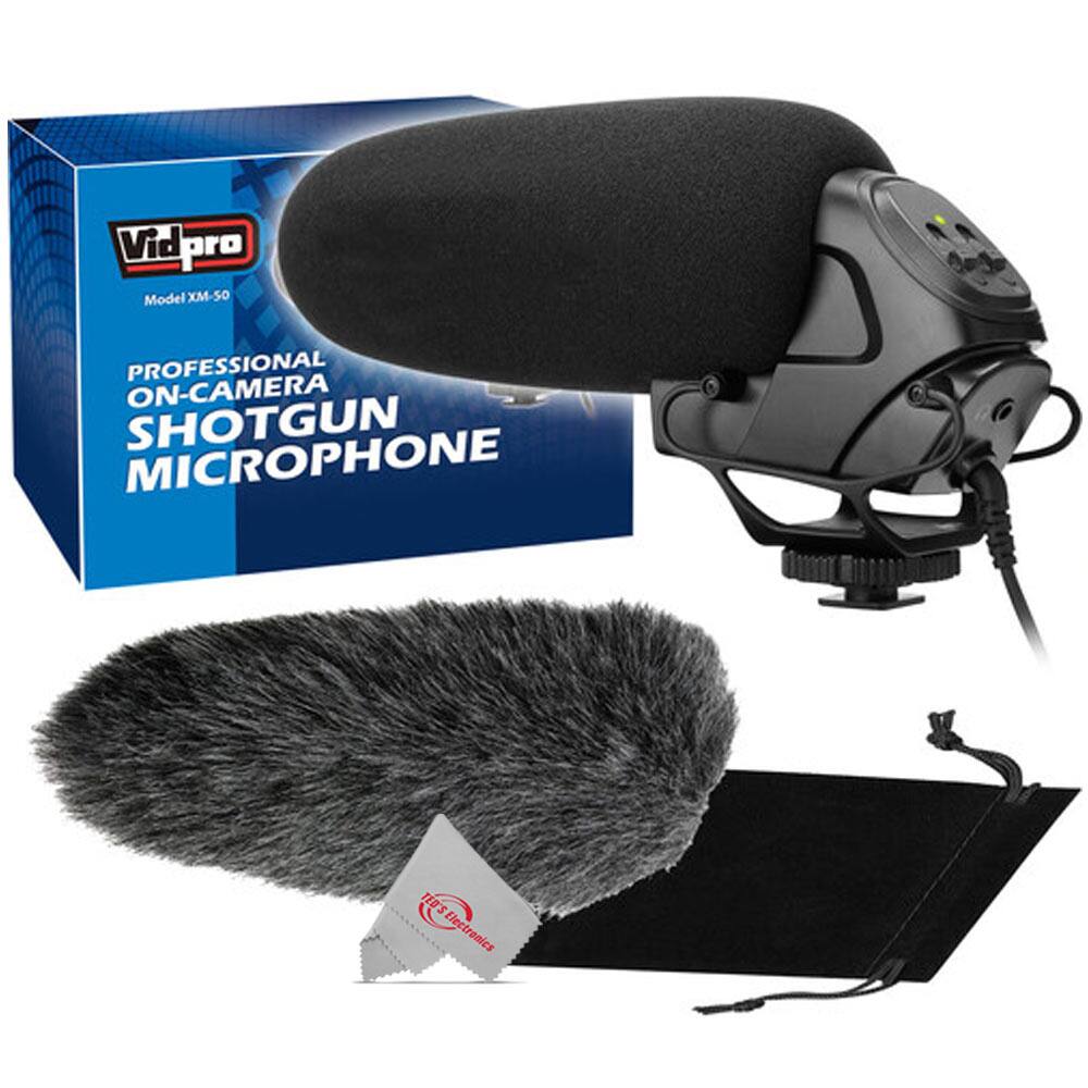 Vidpro  
Model XM-50  

PROFESSIONAL ON-CAMERA SHOTGUN MICROPHONE