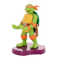 Cable Guys by Exquisite Gaming - Cable Guys: TMNT - Michaelangelo Earbud & Phone Holder - Front_Zoom